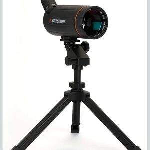 Black Telescope with Tripod